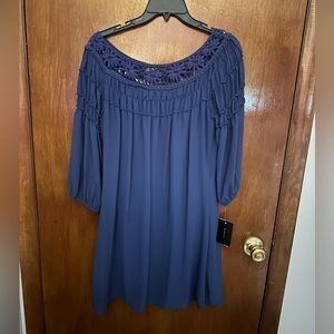 NWT Heart soul Midi Blue Dress Size: S